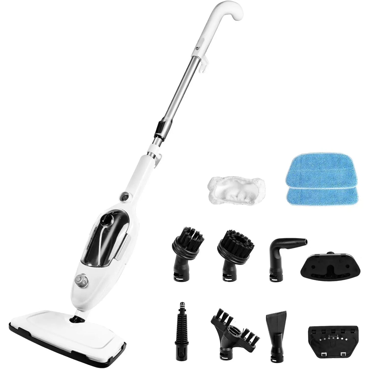 10-in-1 Steam Mop Cleaner with Detachable Handheld Steamer – Multi-Purpose Floor & Fabric Steam Cleaning for Hardwood, Tile, Carpet & Home Use
